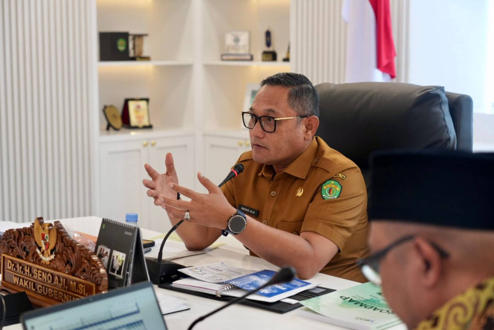 Terima Audiensi KDEKS, Wagub Seno Aji: Target Tiga Besar Ekonomi Syariah Nasional