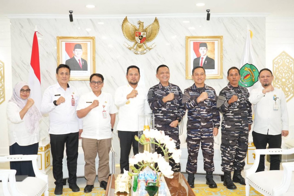 Jamin Keamanan Perairan Kaltim dan IKN, Pemprov Kaltim dan TNI AL Perkuat Sinergi Pengamanan Maritim