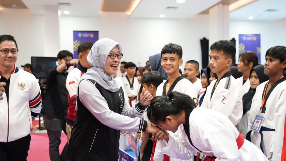 Sekda Tutup Kejuaraan Taekwondo Antarpelajar Kaltim 2024