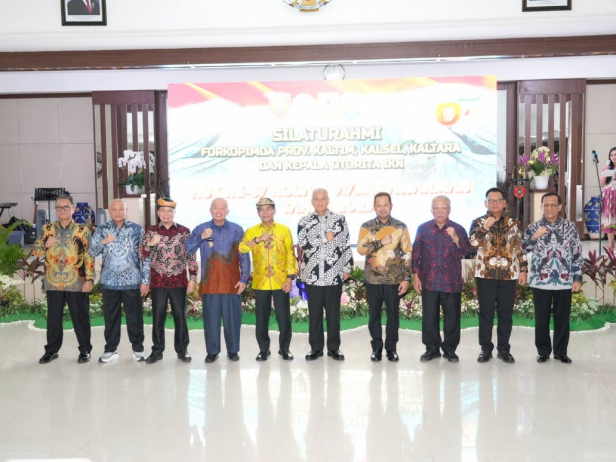 Silaturahmi Forkopimda Kaltim, Kalsel, Kaltara dan OIKN, Gubernur Harum : Forum Strategis Mengantisipasi Berbagai Tantangan