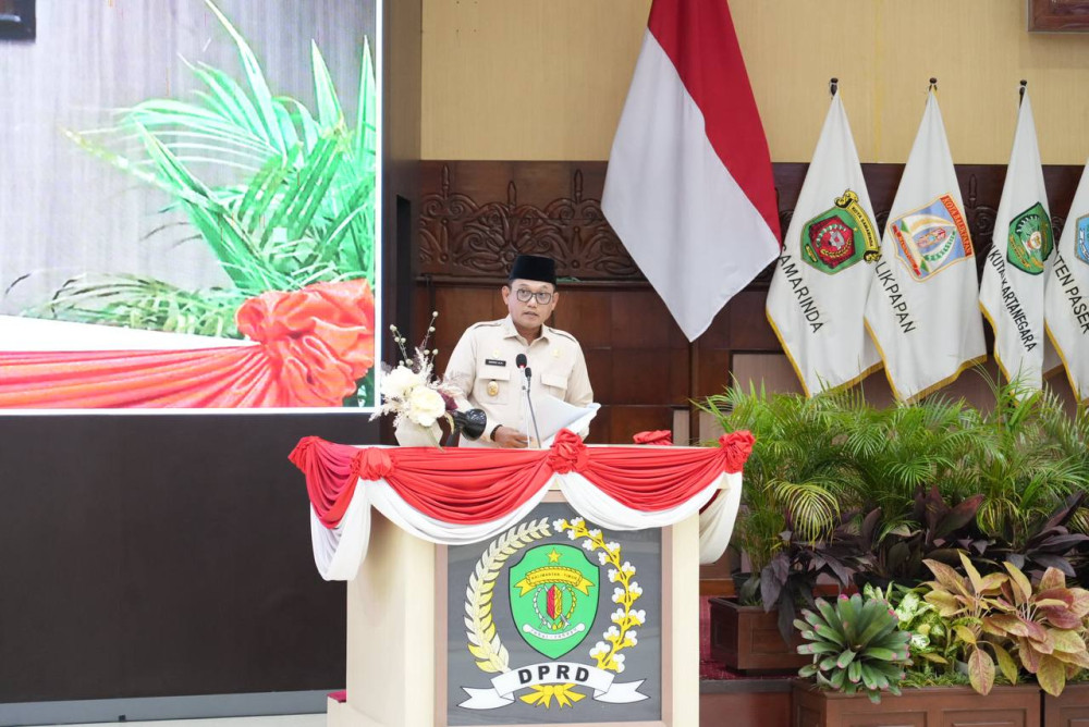 Rapat Paripurna Perubahan APBD 2026, Wagub Seno Aji Sampaikan Jawaban Pemprov Kaltim atas Pandangan Fraksi DPRD