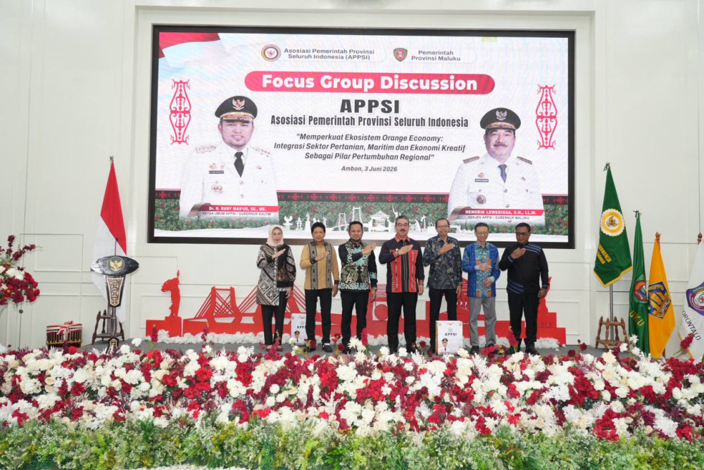 FGD APPSI di Ambon. Gubernur Harum Dorong Sinergi Daerah Perkuat Orange Economy Nasional