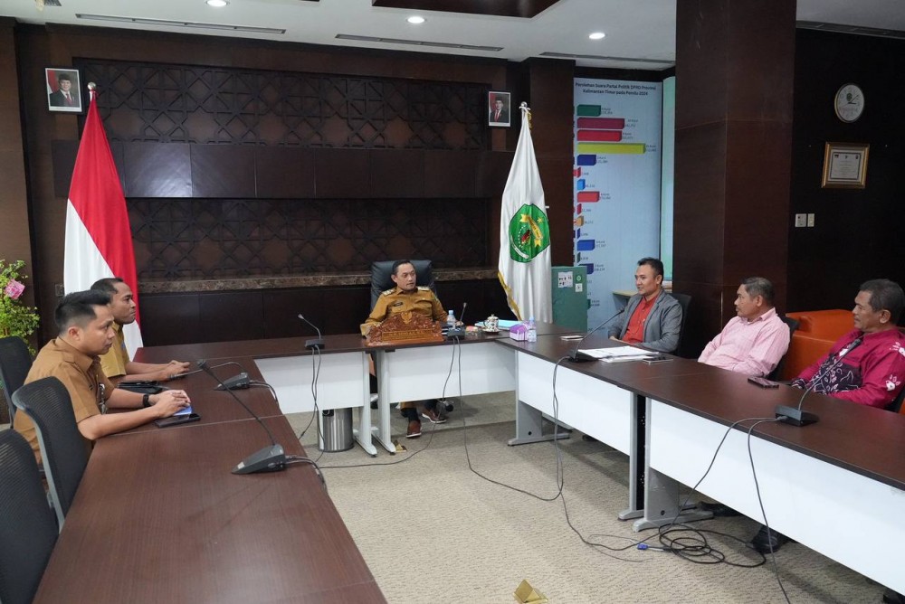 Terima Tim Pendiri SMK Bengalon, Wagub Seno: Membuka Akses Layanan Pendidikan