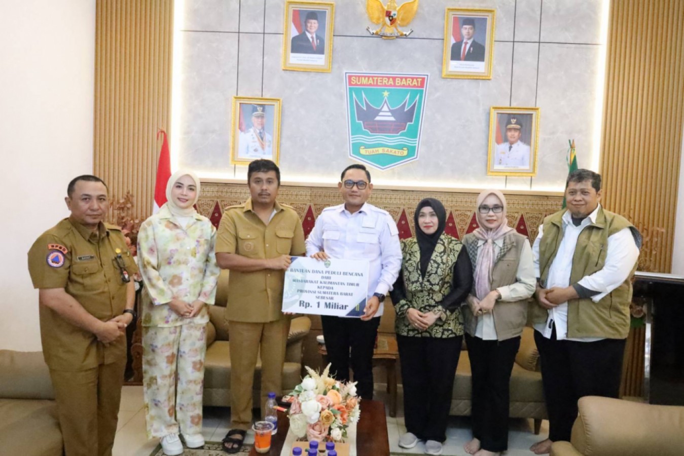 Wujud Solidaritas Antardaerah, Kaltim Bantu Sumatra Barat Rp1 Miliar