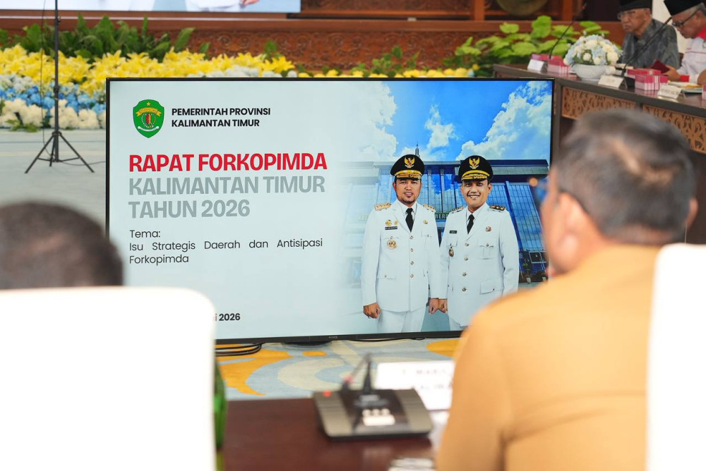 Rapat Koordinasi Forkopimda Kaltim 2026, Gubernur: Mari Jaga Kaltim Tetap Kondusif
