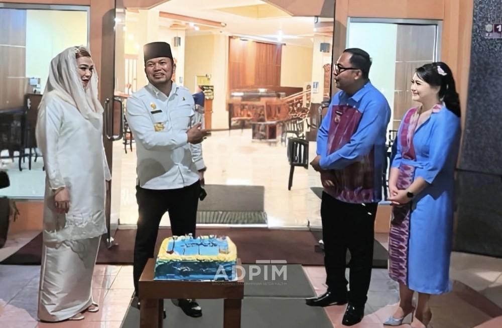 Tiba di Melak, Gubernur Harum Disambut Kejutan