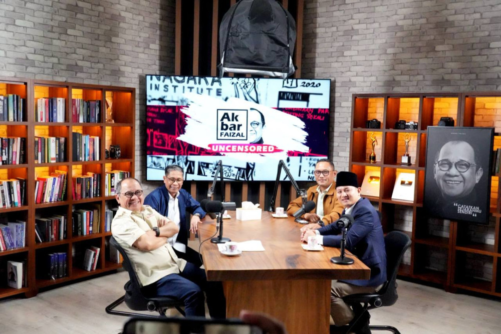 Podcast di Nagara Institute. Akbar Faizal Puji Hubungan Wagub dan Gubernur Kaltim Harmonis