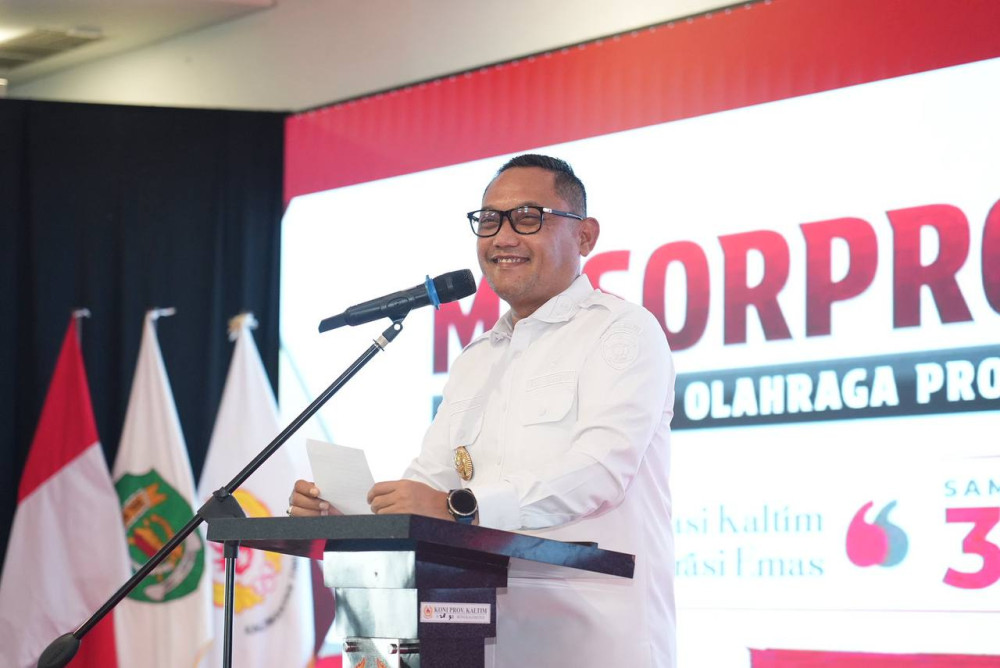Musorprov KONI Kaltim 2026. Wagub : Momentum Satukan Langkah Wujudkan Cita-cita Olahraga Kaltim