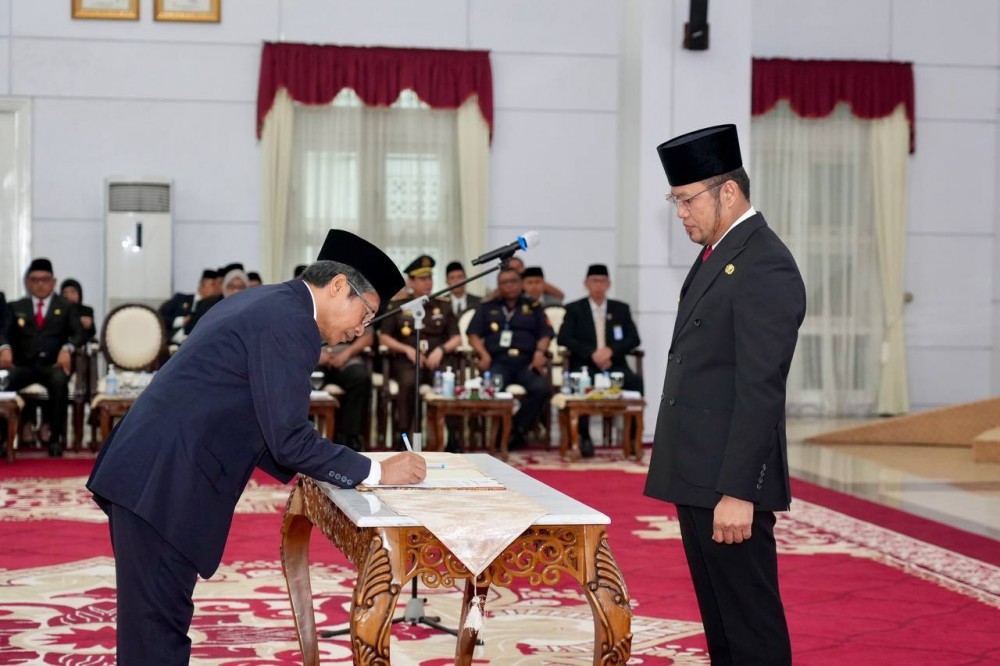 Pengukuhan Kepala Perwakilan BPKP Kaltim, Gubernur Harum: Mitra Strategis Bersama Mewujudkan Tata Kelola Pemerintahan Baik dan Bersih