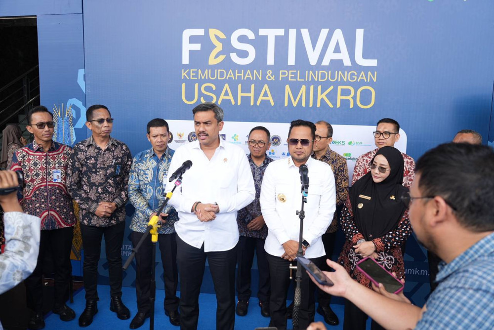 Festival Kemudahan dan Perlindungan UMKM. Gubernur Harum : Tidak Hanya Bertambah Pelaku, Tapi Meningkat Omzet dan Kesejahteraan
