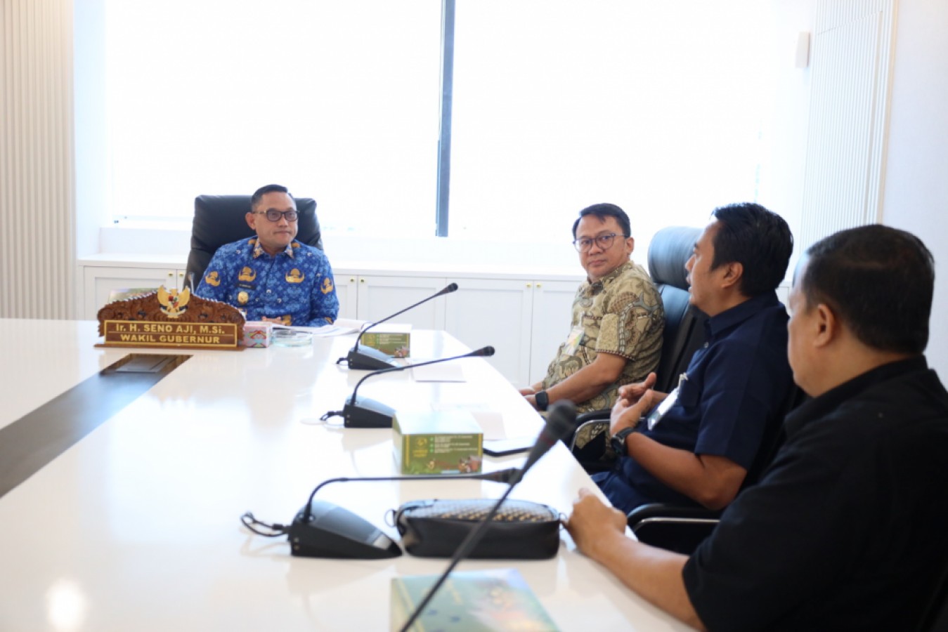 Terima Kunjungan BPJS Ketenagakerjaan, Wagub Seno : Pemprov Siap Perjuangkan Jaminan Pensiun Anggota DPRD Provinsi