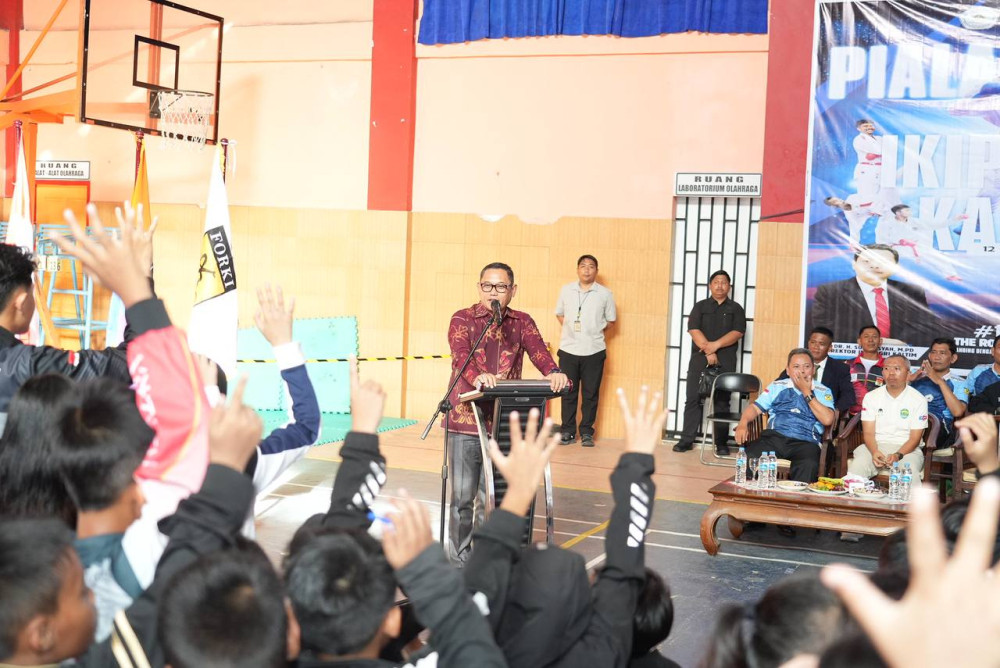 Kejuaraan Karate Piala Rektor IKIP PGRI Kaltim, Wagub: Intensif Gelar Kejuaraan untuk Pacu Prestasi Atlet Muda