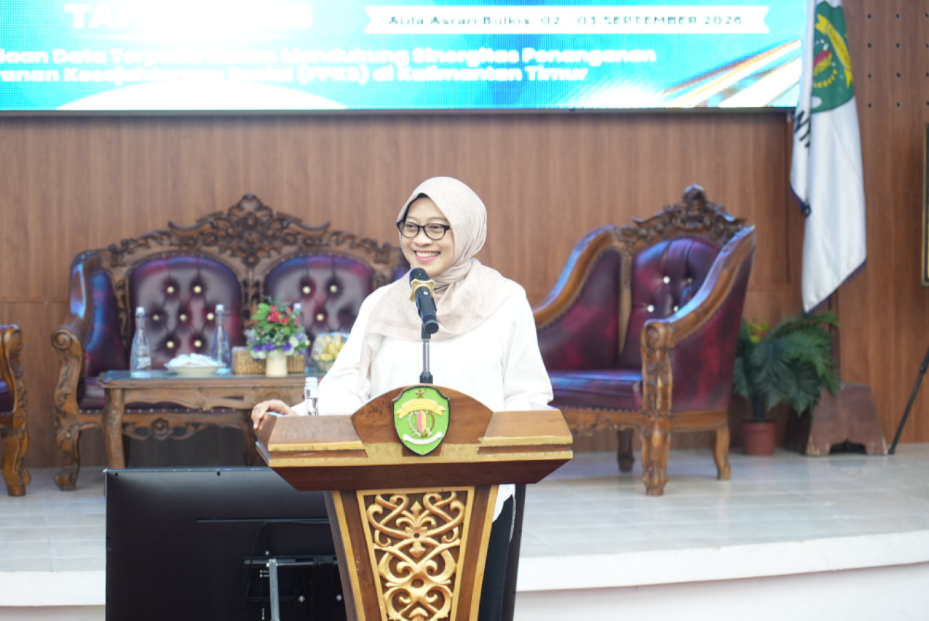 Buka Rakor Kesos Kaltim, Sekda Sri Harap Data Tak Hanya Tersimpan di Komputer