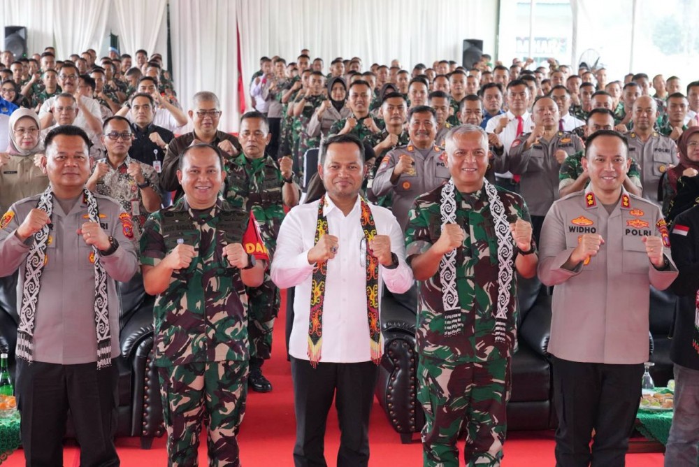 Gagas Kunjungan Sinergitas, Gubernur Harum Dapat Pujian Pangdam dan Kapolda