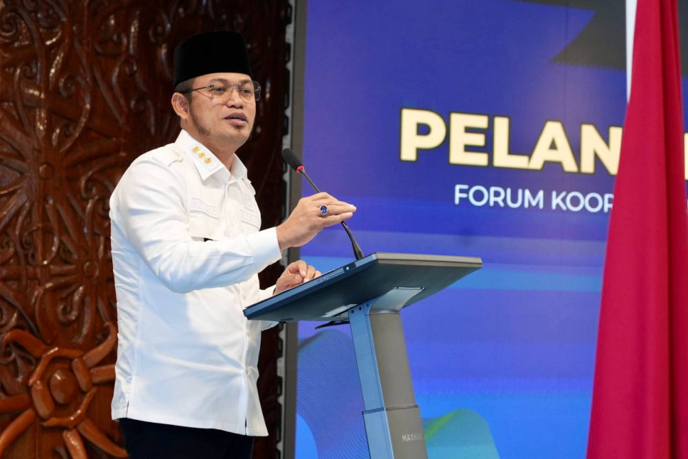 Pelantikan Forum DAS Kaltim. Gubernur Harum : Selamatkan Sungai dari Hulu sampai Hilirnya