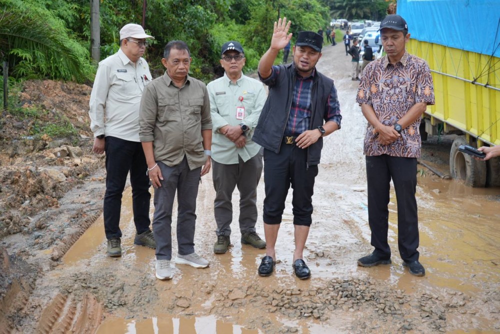 Darurat Jalan Nasional di Kubar. Gubernur Minta BPJN Segera Tangani