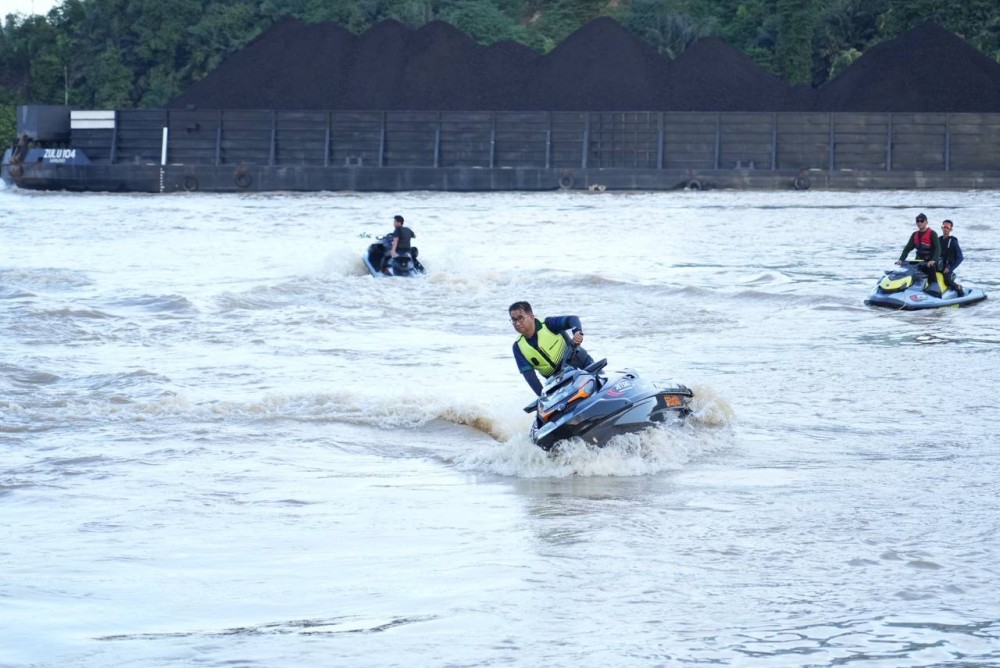 Satu Lagi Rekreasi Wisata Samarinda, Jetski Sungai Mahakam